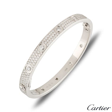 cartier white gold love bracelet price